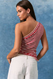 Newport Stripe Top - Red