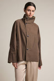 Reversible Plaid Button Jacket