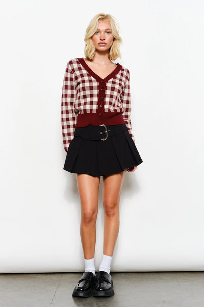 Nessa Gingham Cardigan