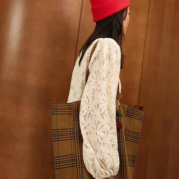 Elisabeth Tartan Tote