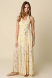 Sabrina Halter Floral Maxi Dress