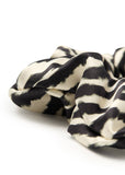 Zyra Silk Scrunchie - Black