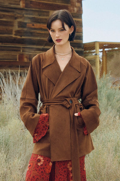 Dune Suede Trench