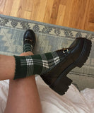 Brooklyn Plaid Grip Sock