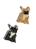 Frenchie Dog Breed Claw Hair Clip