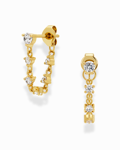 Lucy Chain Studs