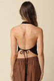 Hester Halter Top - Black