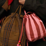Billie Paloma Tartan Bucket Bag
