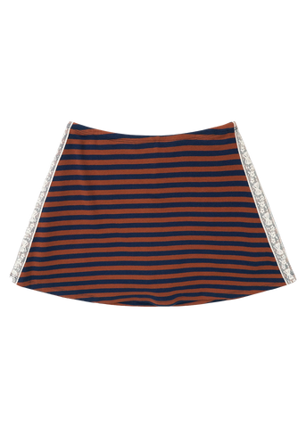 Lisa Says Gah Darcy Skort in Tobacco Stripe