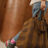 Elisa Tartan Tote
