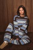 Multi Stripe Sweater Set