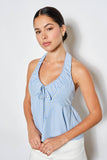 Hallie Ruched Halter Top