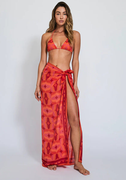 Sarong - Coral Crush