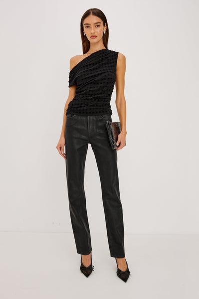 Rails Dominic Top in Black Checkerboard
