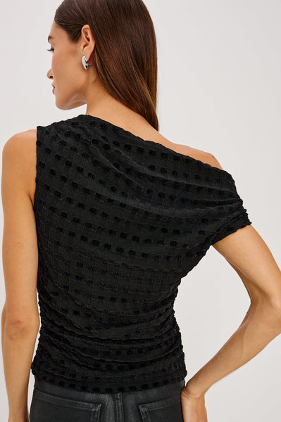 Rails Dominic Top in Black Checkerboard