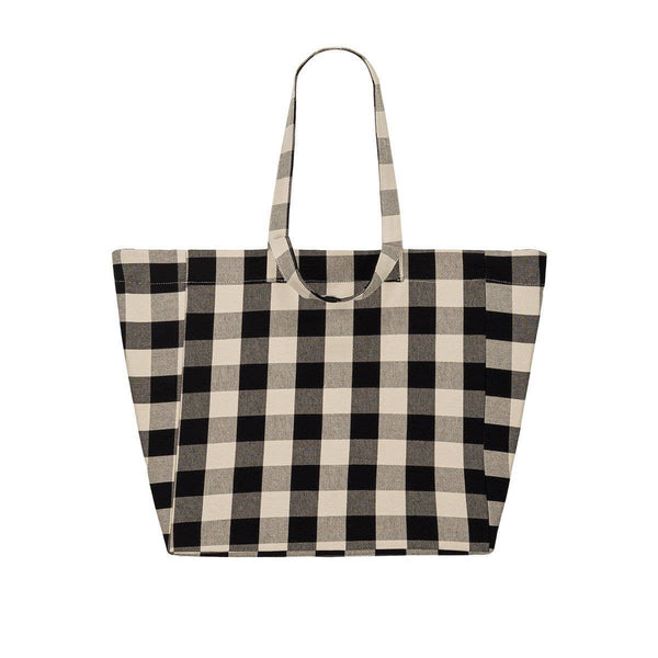 Elisa Big Vichy Greige Tote