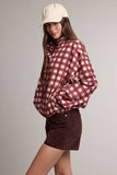 Rosie Check Windbreaker