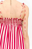 Juni Red Stripe Top