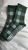 Brooklyn Plaid Grip Sock