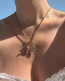 Callum Tennis Charm Clip Necklace