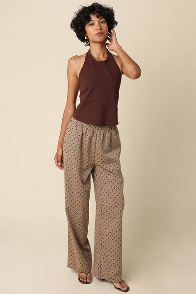 Hester Halter Top - Brown