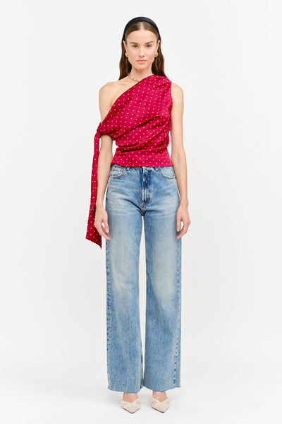 Celestine Dot Top