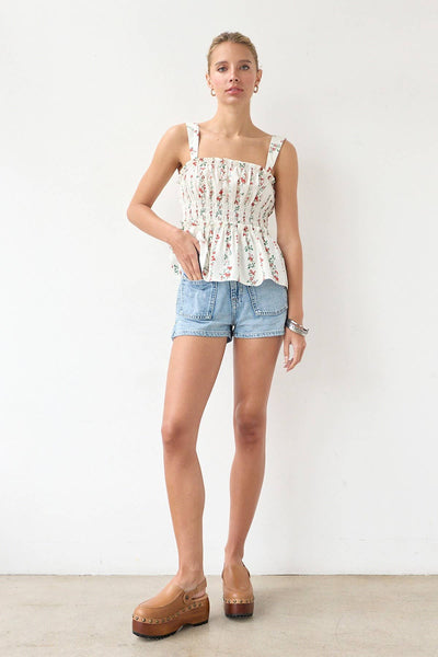 Cottage Ruched Top