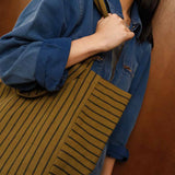 Elisabeth Tennis Stripe Tote