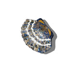 Navy Seashell Claw Clip
