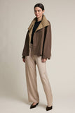 Reversible Plaid Button Jacket