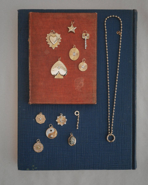 Soren Ball Charm Clip Necklace