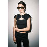 Remi Keyhole Top