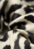 Zyra Silk Scrunchie - Black