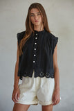Lainey Eyelet Top