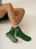 Matcha Addict Grip Pilates Socks