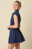 Donna Belted Shirt Dress