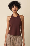 Hester Halter Top - Brown