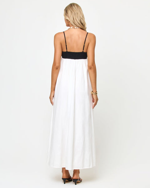 Raveena Dress - Black/Cream