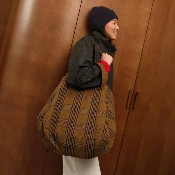 Elisa Tartan Tote