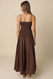 Luna Smocked Maxi Cotton Dress