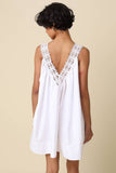 Elise Lace Trim Babydoll Dress