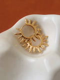 Sabliere Sunburst Hoops