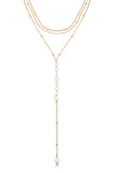 Coastal Pearl Lariat