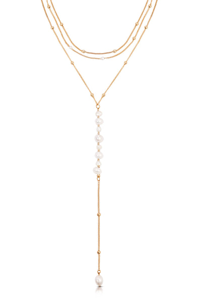 Coastal Pearl Lariat