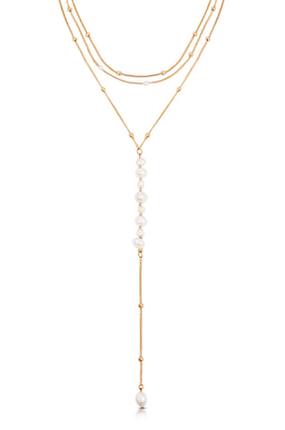 Coastal Pearl Lariat