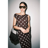 Ainsley Polka Dot Midi Dress