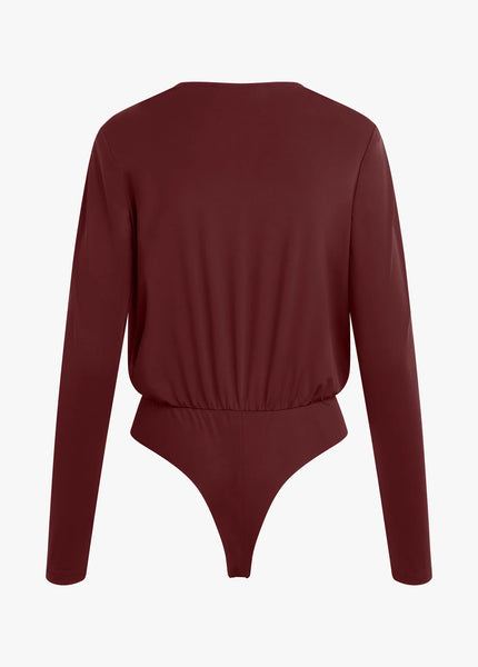 The Slinky Date Blouse - Vino