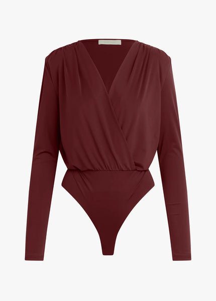The Slinky Date Blouse - Vino