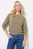 Brushed Slim Cargo Pullover