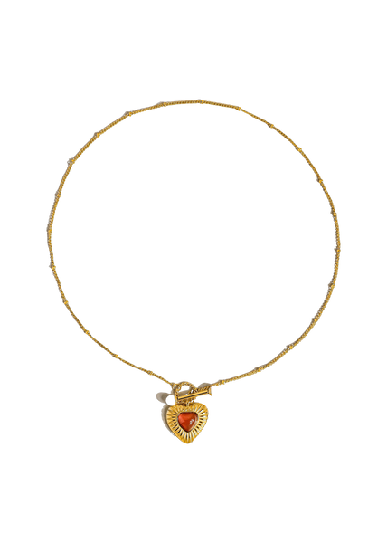 Havana Vintage Heart Necklace